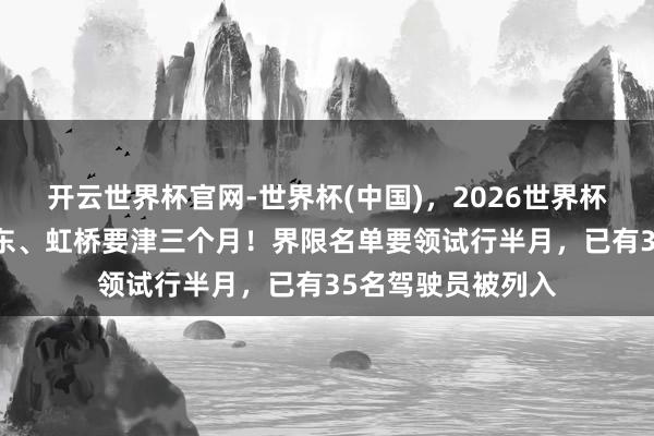 开云世界杯官网-世界杯(中国)，2026世界杯文字直播 禁入浦东、虹桥要津三个月！界限名单要领试行半月，已有35名驾驶员被列入