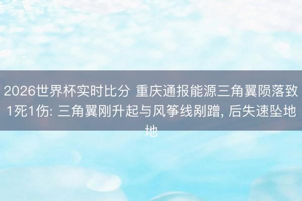 2026世界杯实时比分 重庆通报能源三角翼陨落致1死1伤: 三角翼刚升起与风筝线剐蹭, 后失速坠地